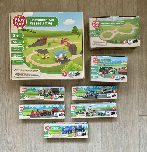 Playtive holzeisenbahn mega - playtive, holzeisenbahn,